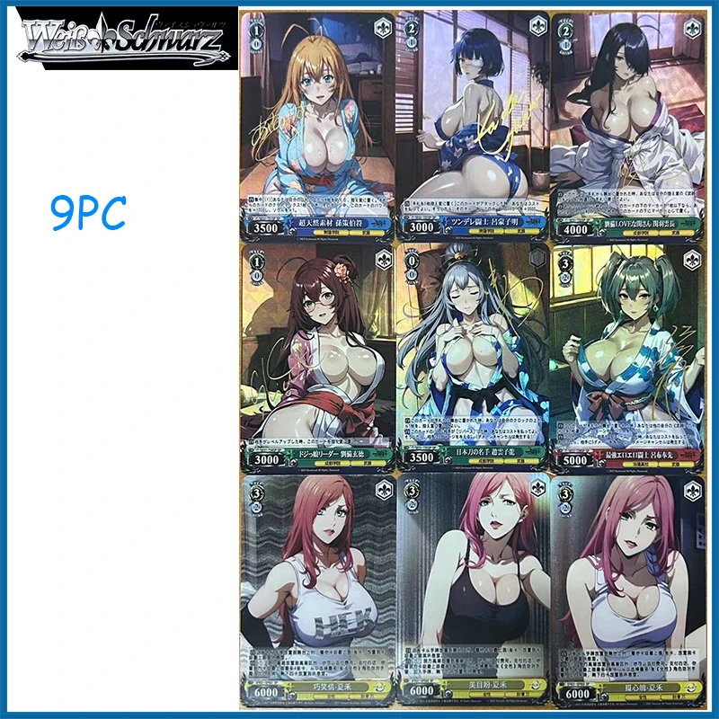 Anime Weiss Schwarz fai da te ACG Hinata Kafka Tifa Lockhart Rare Flash Card giochi per ragazzi Toy Card regalo di compleanno di natale