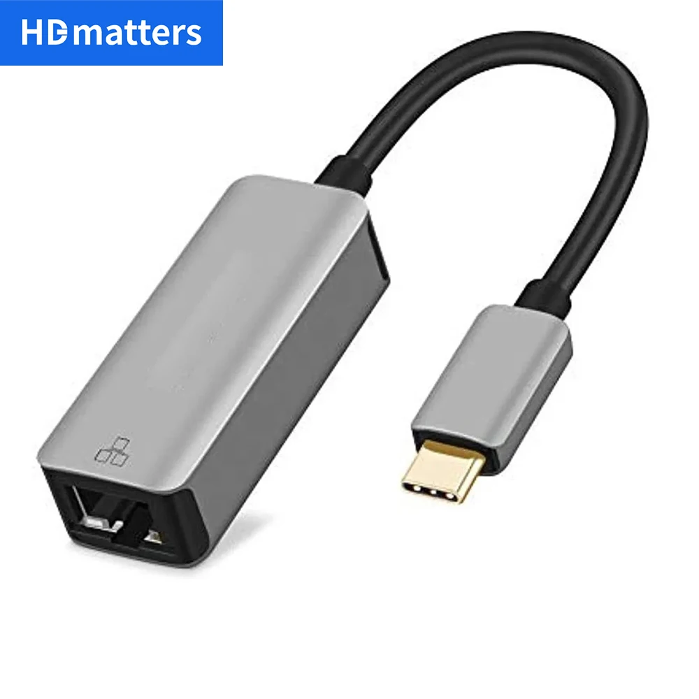 USB C Ethernet Adapter 1000/100Mbps USB USB C network adapter Gigabite 100M fast ethernet adapter for Apple Mac OS.win 11/10