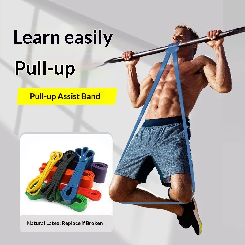 

Эластичная лента для фитнеса, силовая тренировка, растяжка, натяжная веревка, мужская эспандер, вспомогательная лента для подтягивания плеч