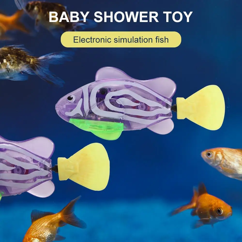 Water Toy Summer Cat Interactive Toy Pet Toys Indoor Play For Kids Swimming Fish Electric Fish Baby Bath Toys Electric Fish Toy