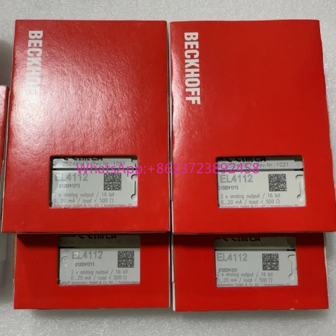 

Beckhoff New Original EL4112 EL3143 -0010 Analog Output Terminal Module