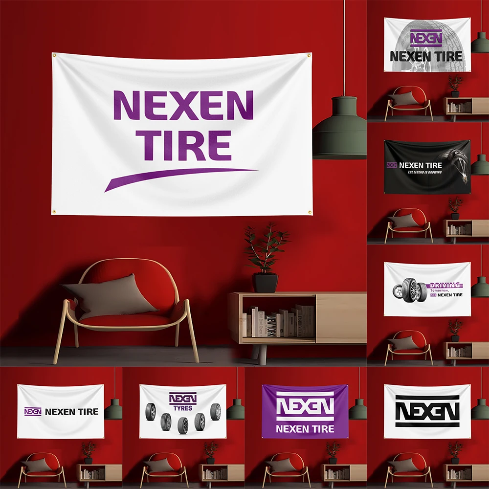 

3x5 Ft NEXEN Tool Flag Polyester Printed Cars Flags Banner Tapestry for Room Garage Decor Power Tools Flag