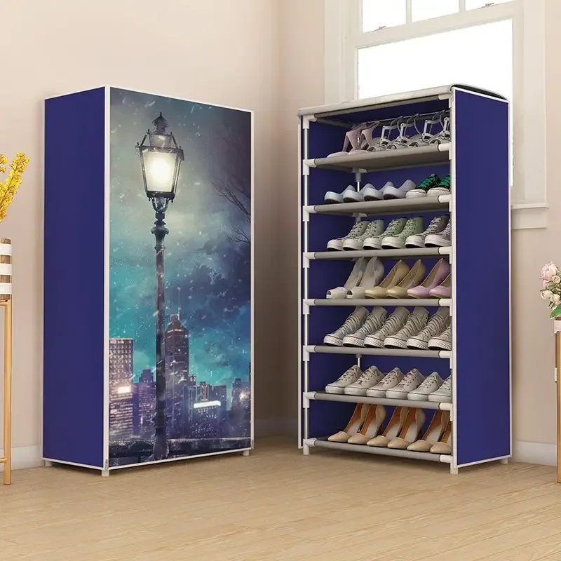 Bamboo Shoe Cabinet Shoes Organizers Plastic Space Saving Shoe Rack Shoerack Shoe-shelf Chessure Furniture Cabinets Cupboards