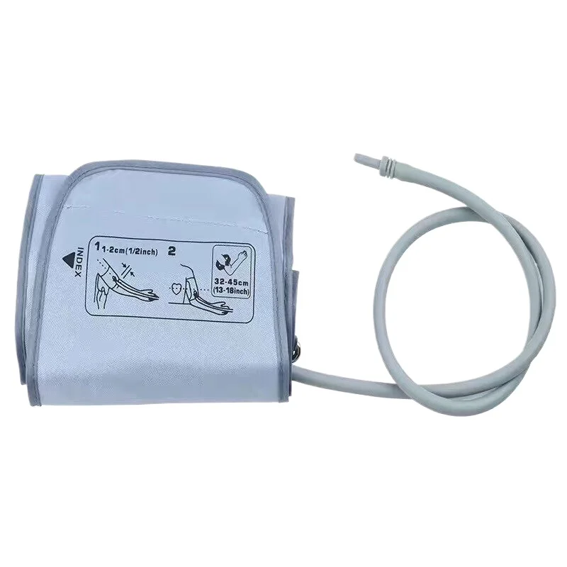 Universal Blood Pressure Monitor Cuff Upper Arm Fit for Omron Replacement Tube Bladder Soft Durable Medical Adult Lengthen Car