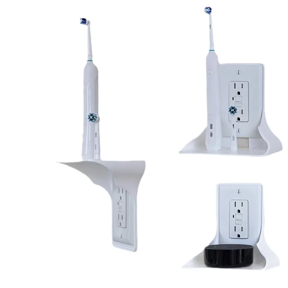Plastic Racks & Holders Usb Rack Barthroom Storage Outlet Shelf Phone Charging Holder Switch Rack - view 3
