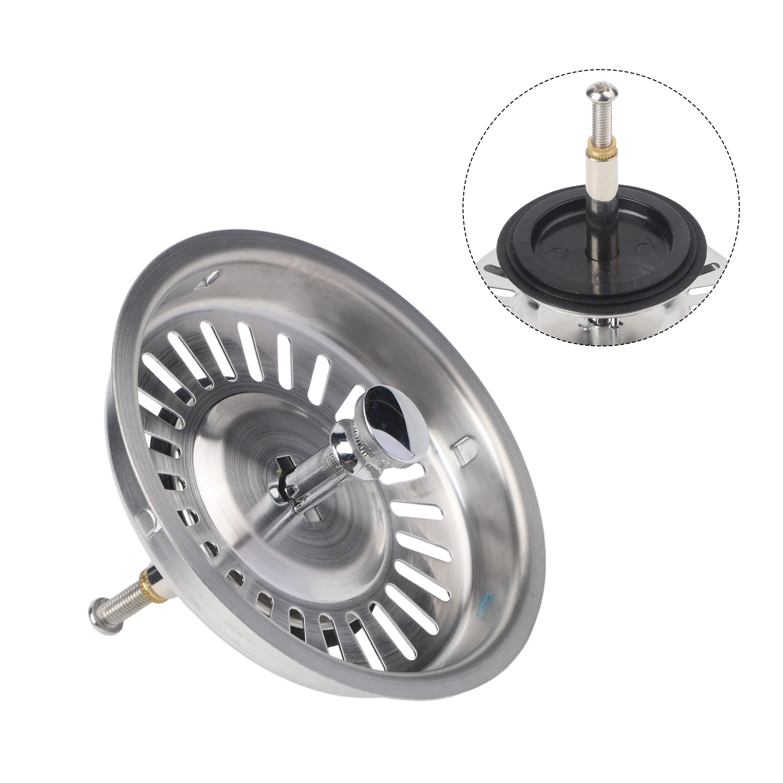 

Корзина-фильтр из нержавеющей стали SUS304 для кухонной раковины, универсальная замена для слива, для утилизации кухонных отходов