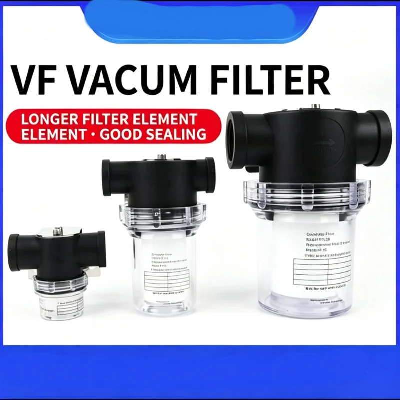 1PCS Large FlowVacuumFilter - VF10/VF15/VF20/VF25/VF40 Negative Pressure FPA Pneumatic Parts Imported Filter Core Large Port Siz