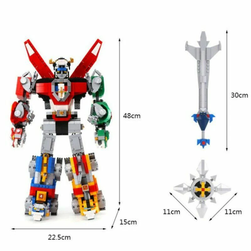 IN STOCK Building Blocks Set Ideas 16057 Voltron Defender Of The Universe Model Kids Toys 2337PCS Christmas And Birthday Gifts