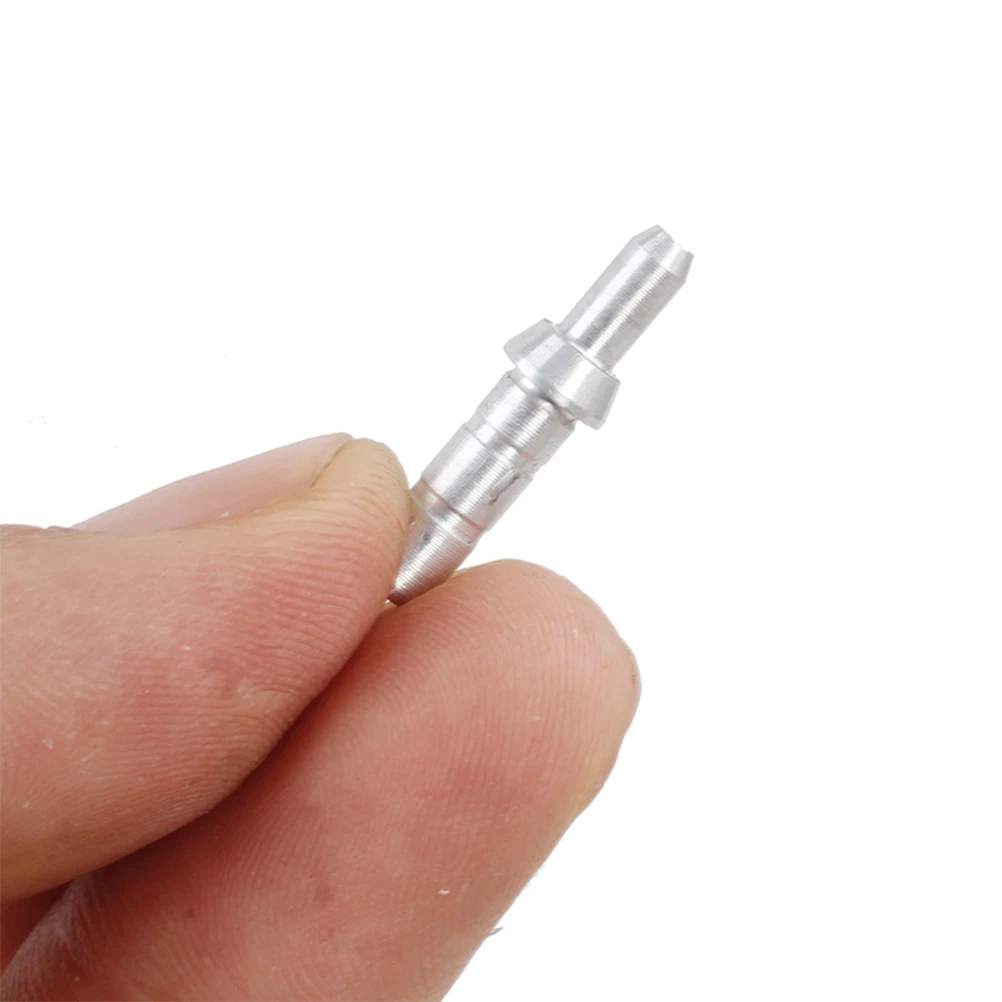 

20pcs Arrow Nock Tail Fittings Aluminum Durable Compound Bow Hunting Archery Accessories Safe Practice Target Silver