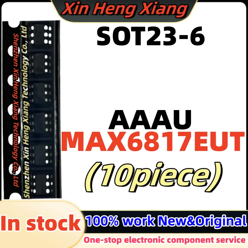 

(10pcs) MAX6817 MAX6817EUT AAAU sot23-6