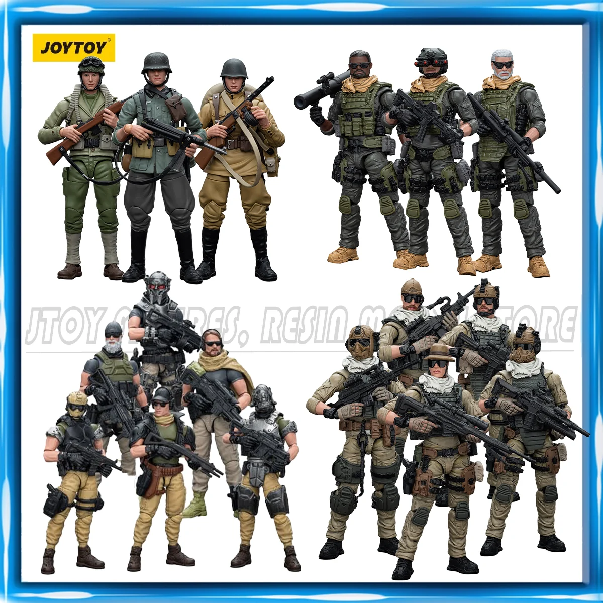 [IN STOCK] JOYTOY 1/18 Action Figure Military Armed Force Series Anime figures Toys