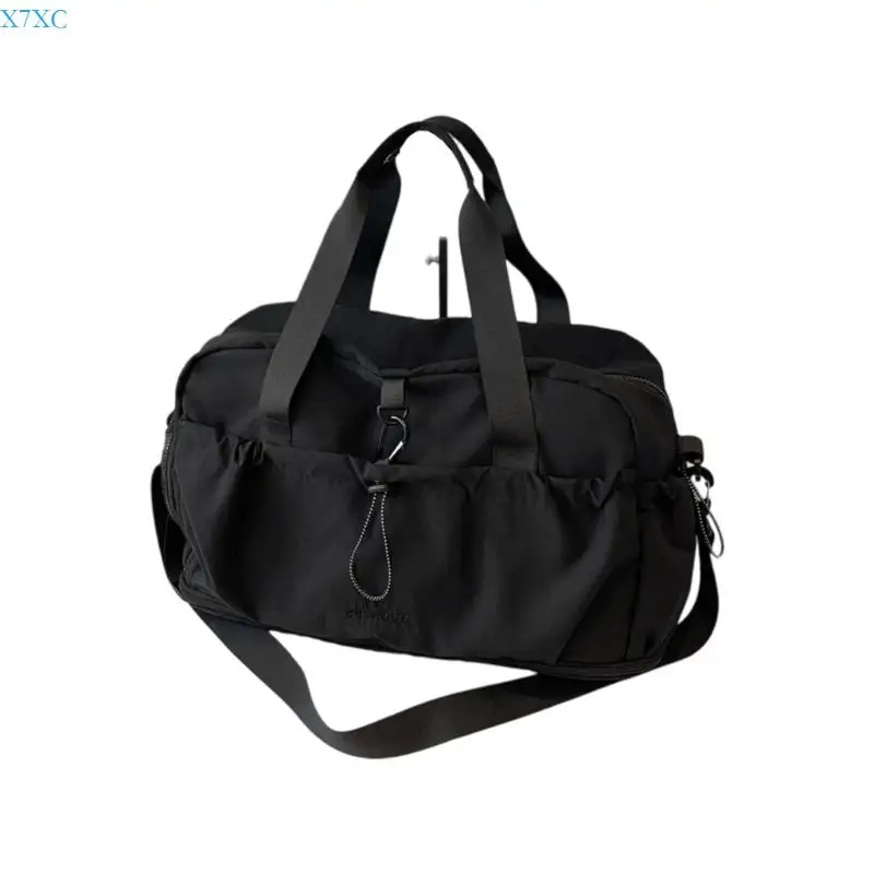 

X7XC Travel Carryall Bag Adjustable Capacity Dry Wet Separation Sports Accessory