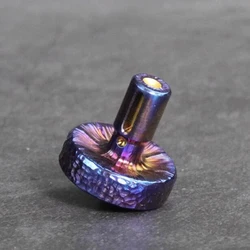 Titanium Alloy Hand Twisting Spinning Top Gyro Gyroscope Hand engraving Gyro Toy EDC Decompression Toy