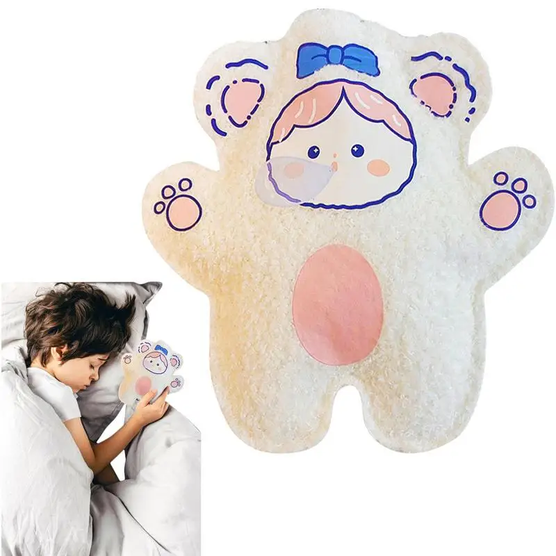 Warm Water Bag 250ml Cartoon Warm Water Bag With Screw Cap Small Cartoon Hot Water Bottle For Babys Reusable Plush Warm Water