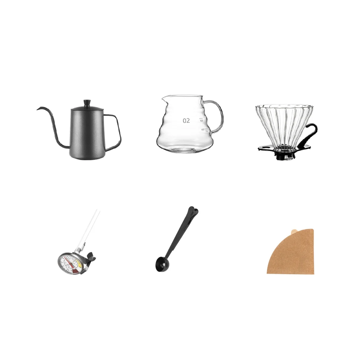 Hand Brewed Coffee Set Coffee Accessories Coffee Kettle Portable Gooseneck Kettle Camping Barista Tools