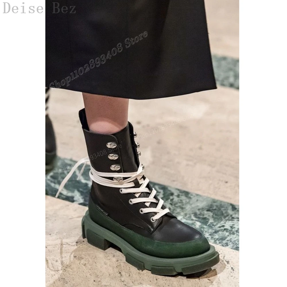 Oxford-Bottes Mixtes en Daim à Lacets et Rivets Ronds pour Homme, Chaussures d'Hiver Plates, Rinçage Croisé, Collection 2023