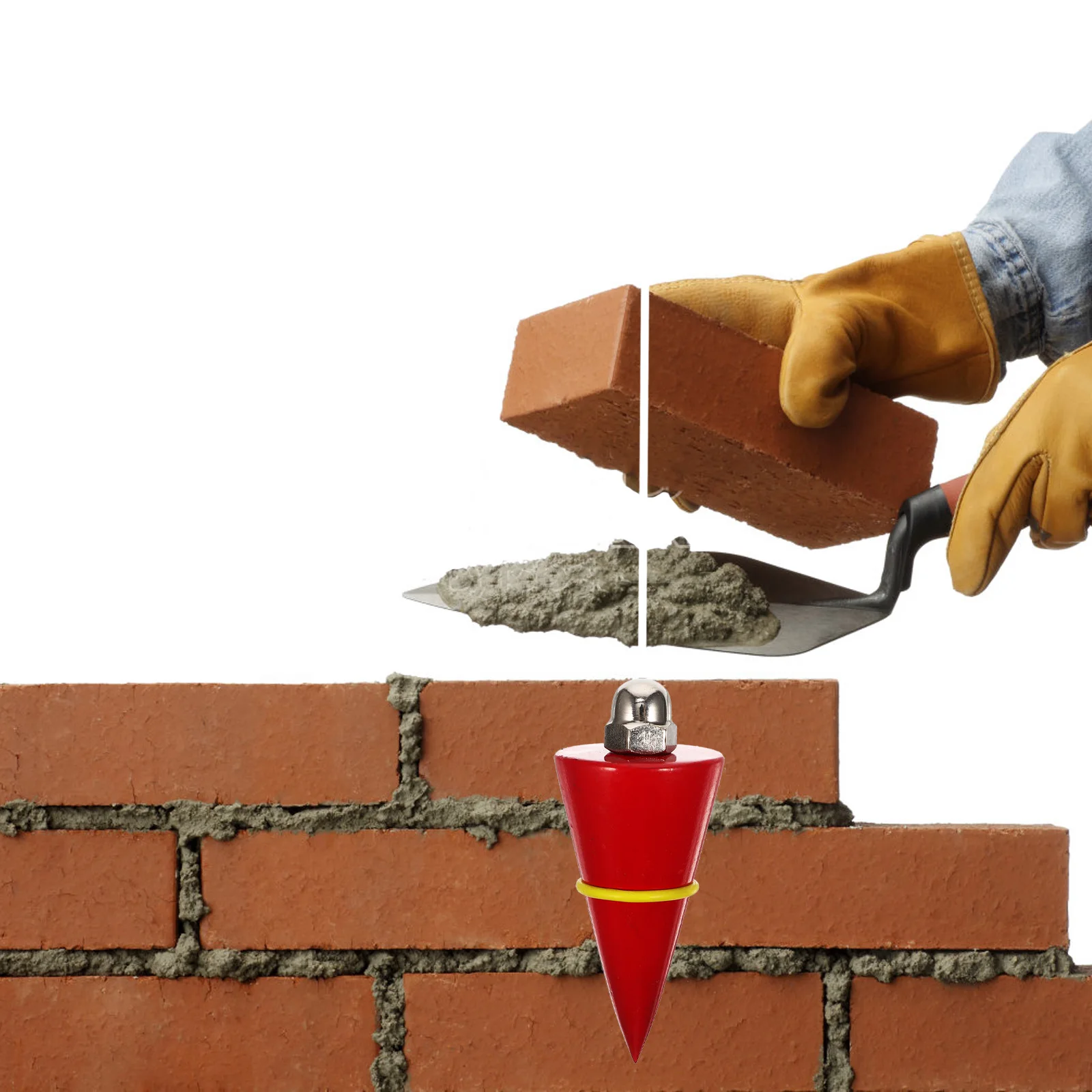 

Heavy Duty Plumb Bob Vertical Line Weight for Construction Building Measuring Leveling Foundation Plumbers Builders Decorators