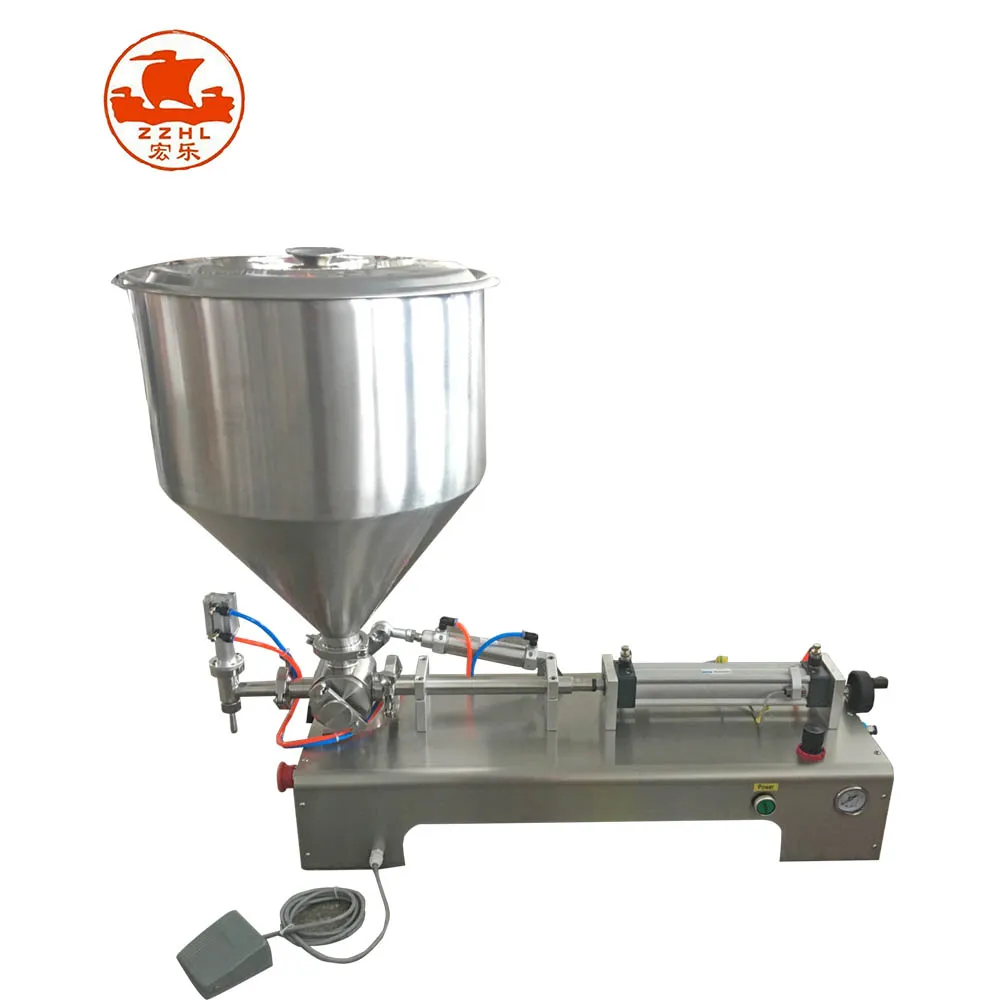 Semi-automatic tomato paste filling machine for peanut butter chocolate and jam Paste fill machine for sale