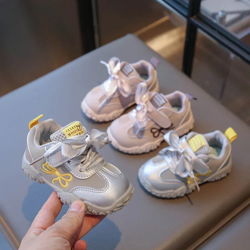 

Children Casual Shoes for Girls 2025 Spring Autumn New Fashion Korean Style Soft Bottom Anti-slippery Versatile Baby Walk Shoes