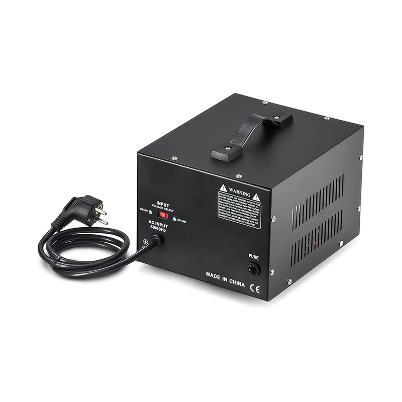 DT-2000W مرحلة واحدة محول جهد كهربي 110 فولت إلى 220 فولت عالية الطاقة تصعيد المحولات مكيف الهواء المنزلي الثلاجة