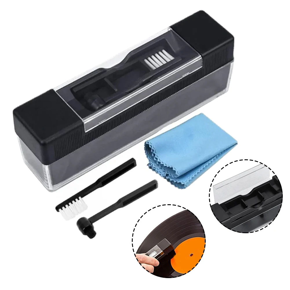 Dust Remover Brush Kit Cleaning Kit Black Non Harmful Package Content Part Name Records Turntable Vinyl Record