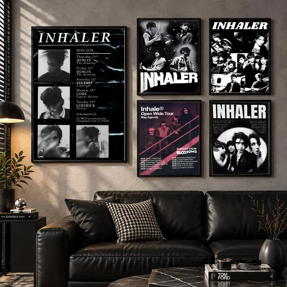 I-inhaler Poster Modern Wall Art Sticker For Living Room Bedroom Bar Home Decor Mural Painting Decoration
