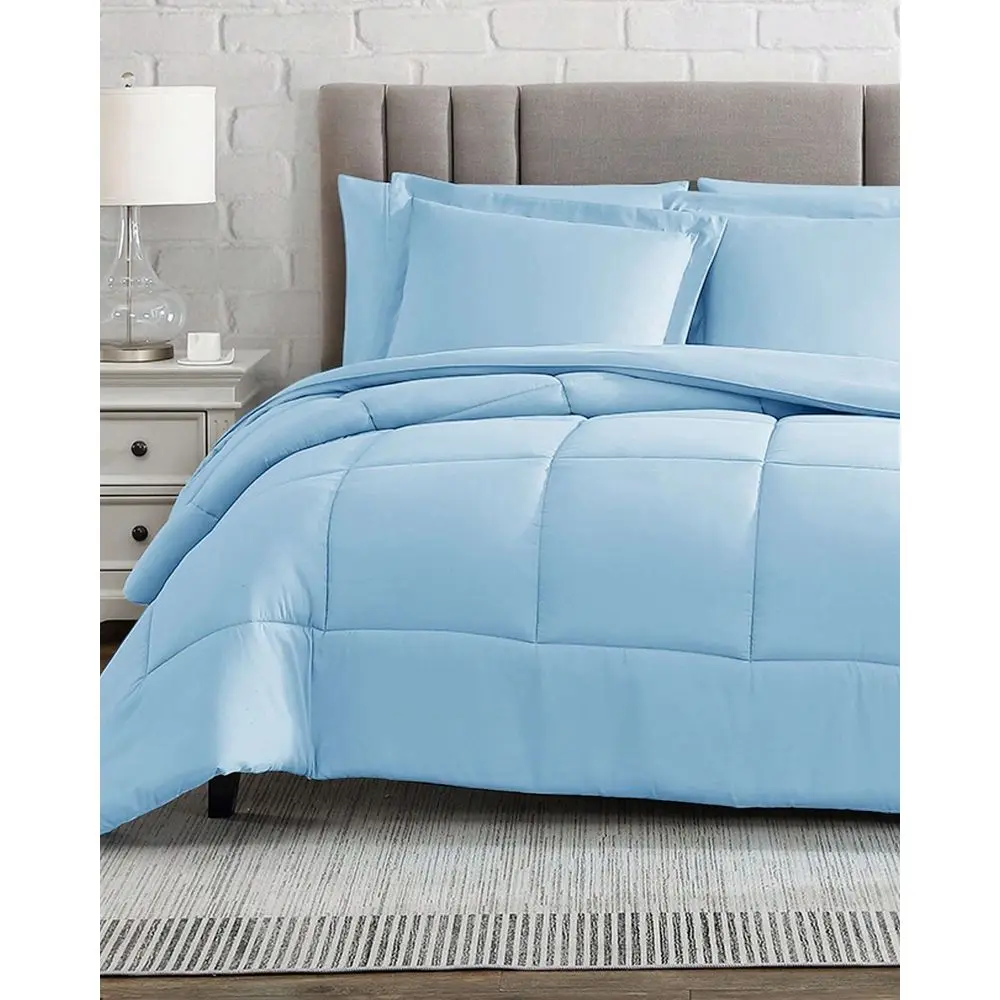 

Комплект одеял Home Collection Down Alternative, 2-3 предмета, с прострочкой в виде коробок, легкий, всесезонный набор для кровати
