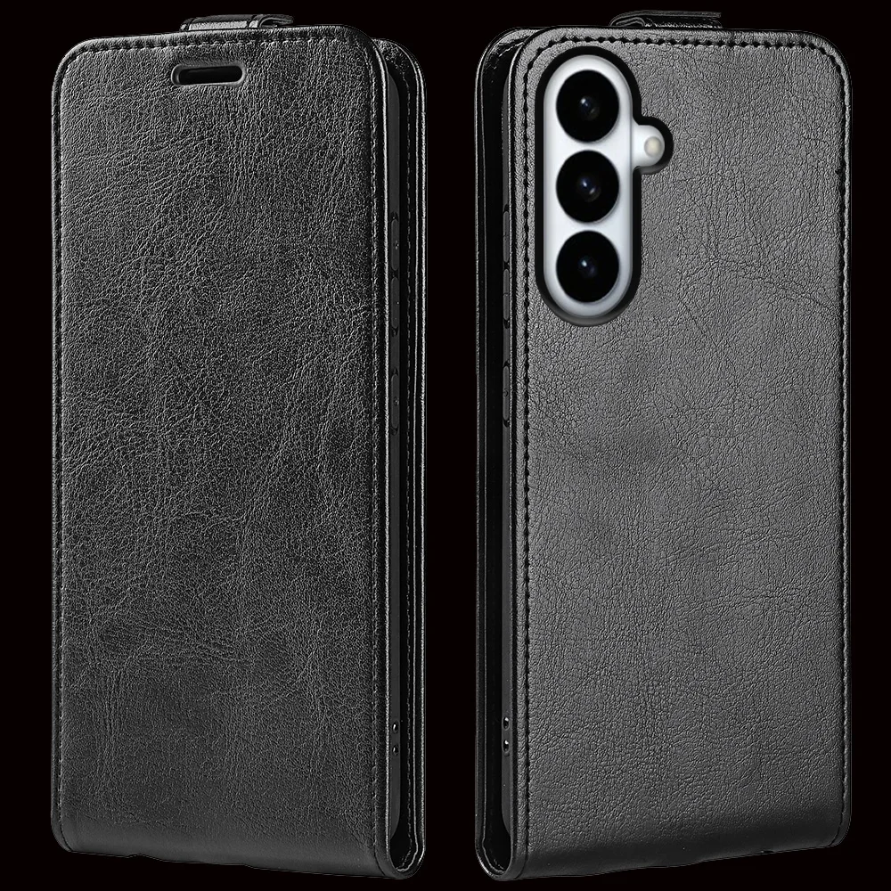 Vertical Flip Leather Case For Samsung Galaxy A57 A37 A27 A17 M36 A26 A36 A07 F36 M17 A16 S22 S23 S24 S25 FE S26 Plus Phone Case - view 3