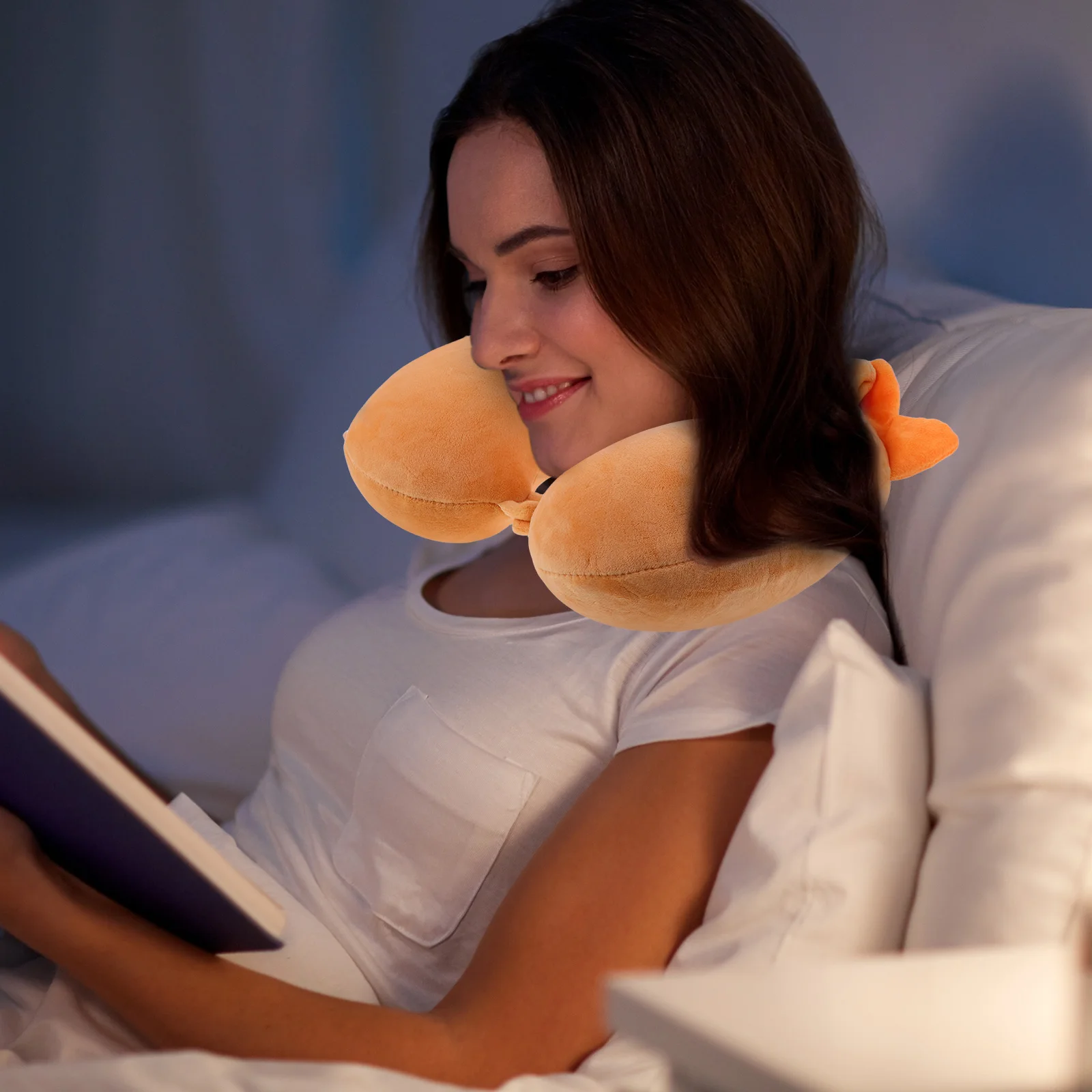 

Neck Pillow Head Support Car for Headrest Airplane Cartoon Memory Foam Cute Animal Aircraft Travel