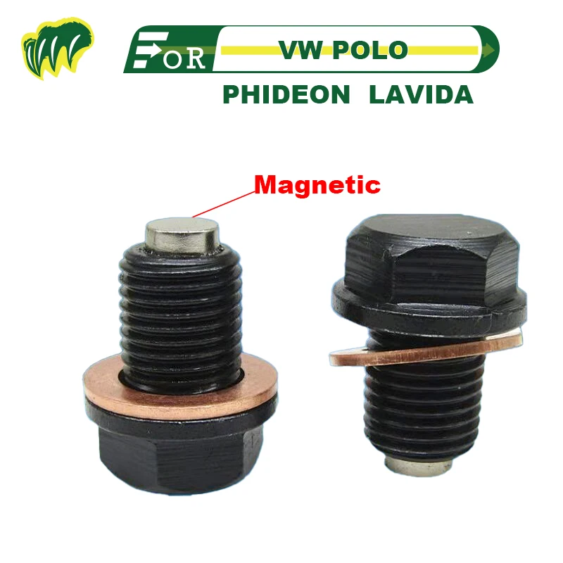 

For VW POLO PHIDEON LAVIDA Gran-Lavida Cross-Lavida Lamando Oil Drain Plug Magnetic Screw Sump Drain Nut Oil Drain Bolt