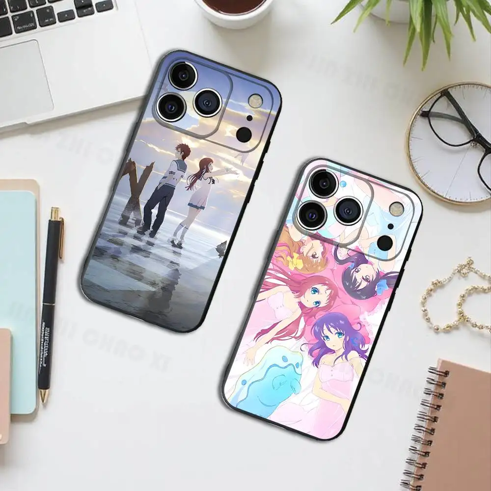 

Nagi no Asukara Silicone Phone Case For IPhone 17 16 15 14 13 12 11 X XS Plus Pro Max Shockproof Soft Cover