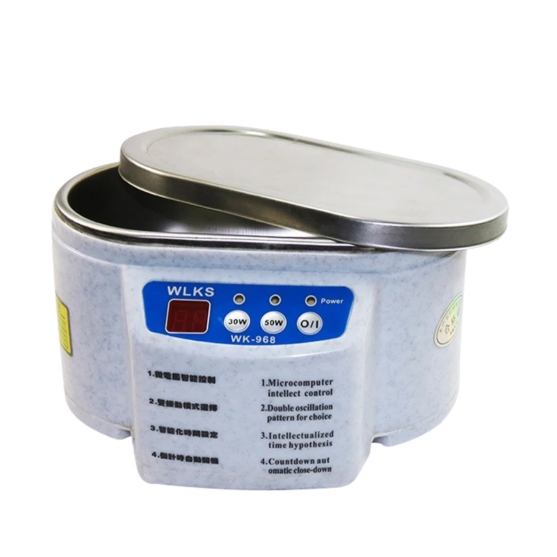 Digital Ultrasonic Cleaner Tub, Vibração de Dupla Freqüência, Peças De Joalheria, Placa De Circuito De Óculos, Máquina De Lavadora De Relógio Portátil, 30 W, 50W