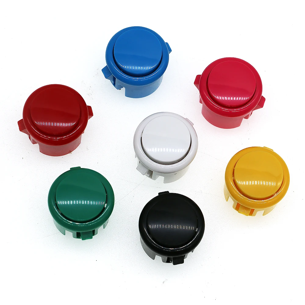10Pcs 24mm/30mm Tasten Arcade Push Button Für Sanwa Hitbox Controller Neo Geo Nintendo Joystick DIY kit Spiel Maschine Schalter – Detail 7
