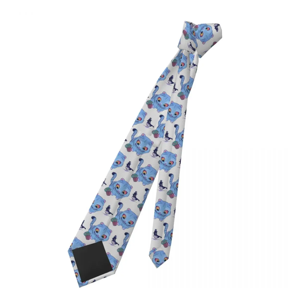 ديربي الأزرق النمر اللعب مع وعاء ربطة العنق سليم 8 سنتيمتر KPop شيطان الصيادين ربطات العنق اكسسوارات Cravat اكسسوارات الزفاف الطرف