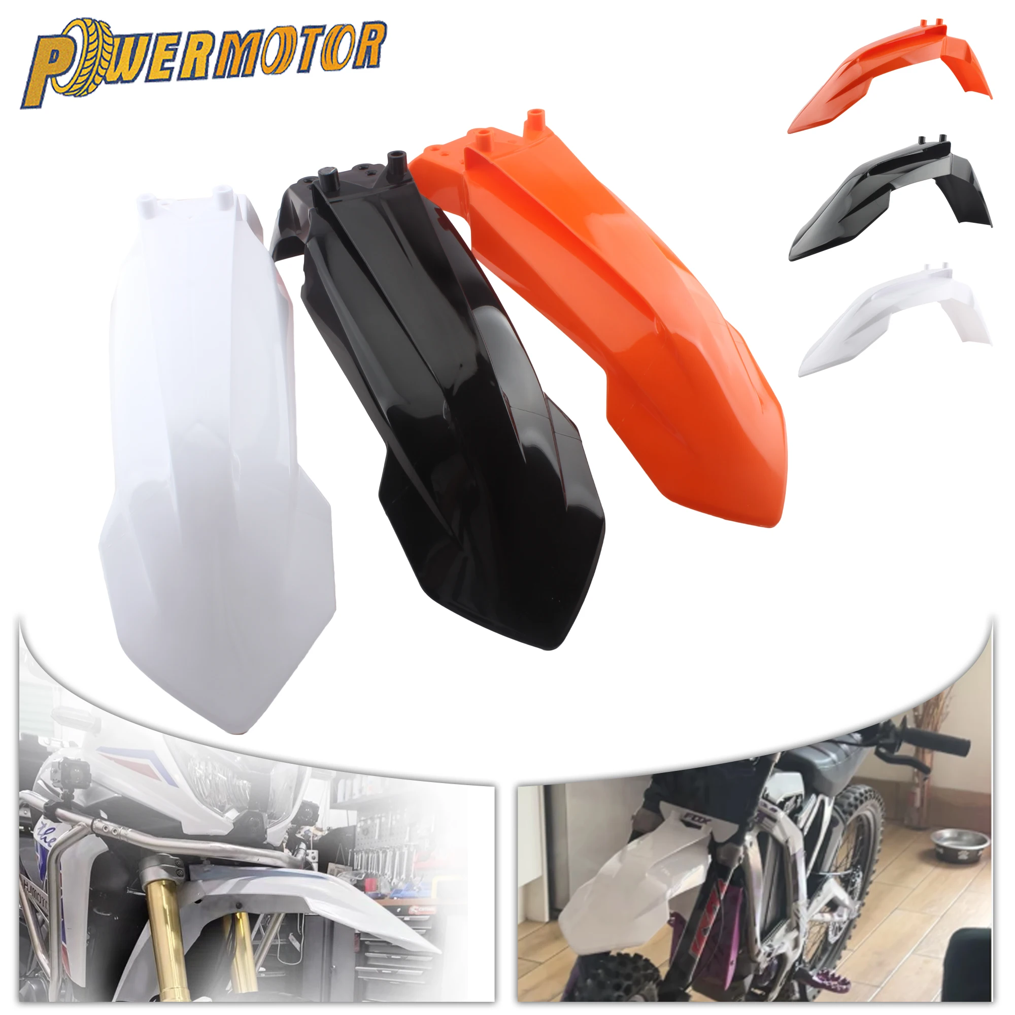 

Motocross Front Fender For KTM SX 65 EXC XC SXF XCW EXCF 2018 Enduro DirtBike ABS Plastic Universal Mudguard Replacement Parts