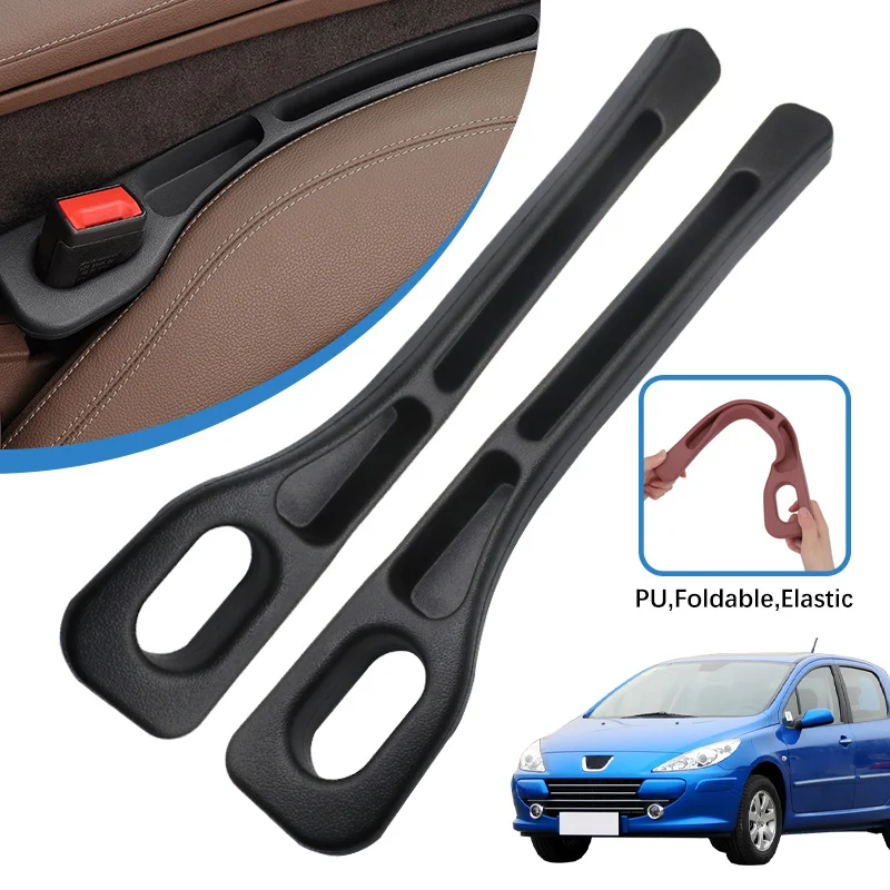

Car Seat Gap Filler Side Seam Plug Strip Leak-proof Filling Strip For peugeot 307 Car Decoration Accessories
