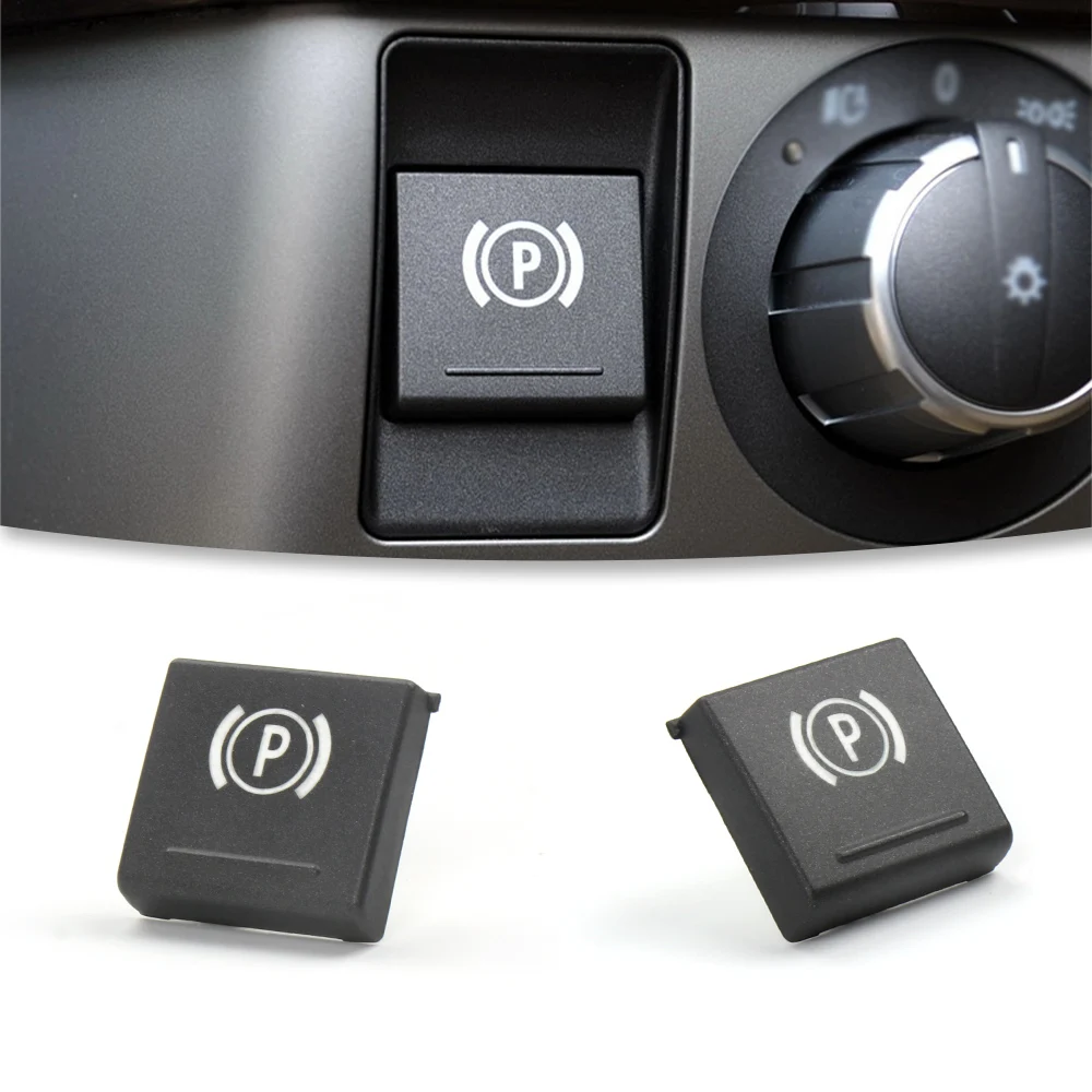 

Auto Accessories For BMW 7 Series E66 E65 Handbrake Parking Brake P Button Switch Cover 2004-2008 Black 61316949933
