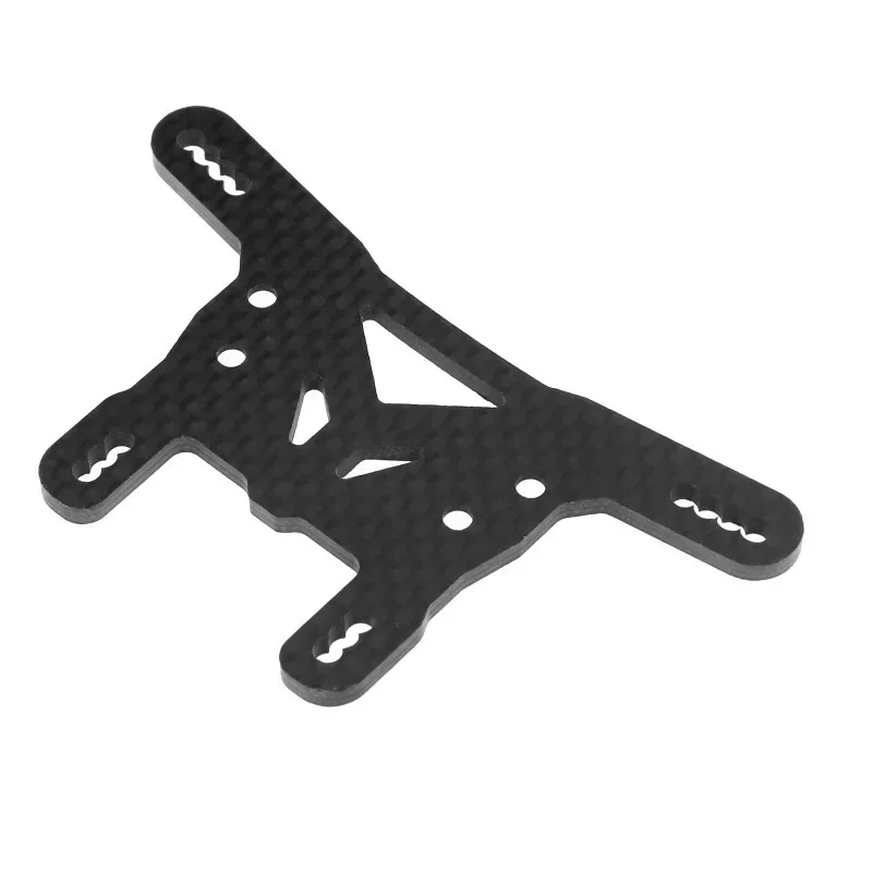 Kohlefaser-Stoßdämpferplatten vorne und hinten für Tamiya XV02 XV-02 Pro 58707 1/10 RC Car Upgrades Teile Zubehör