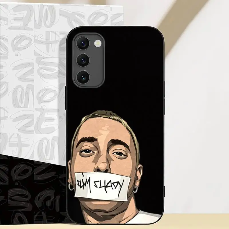 Rapper Eminem Phone Case For Samsung Galaxy S20 S21  S22 S23 Fe Lite Plus Ultra Note Shell