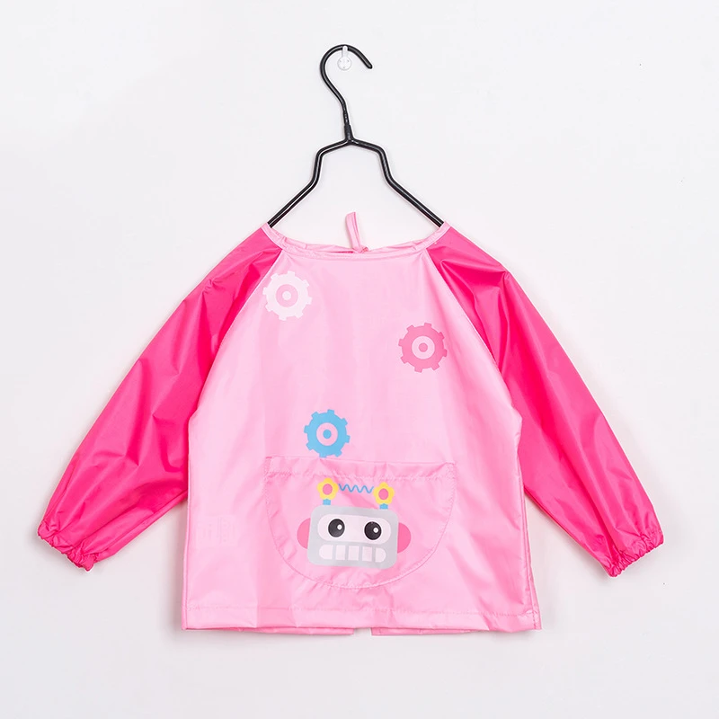 0-12 Years Old Children Waterproof Long Sleeve Painting Cooking Apron School Smock Learning Education Aprons Toys Birthday Gift