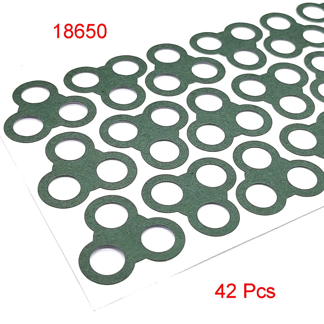 18650 Barley Paper Battery Pack Cell Insulating Glue Fish Electrode Insulated Pads 18650 Li-ion Battery Insulation Gasket