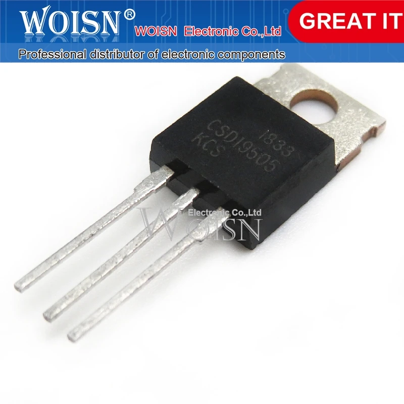 10pcs/lot CSD19505KCS CSD19505 19505KCS TO-220 80V 150A new original In Stock