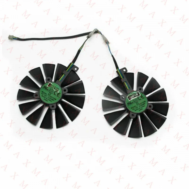 

Вентилятор LL для карты ASUS STRIX T129215SM RX 470 570 580 RX470 RX480 RX570 RX580, новый