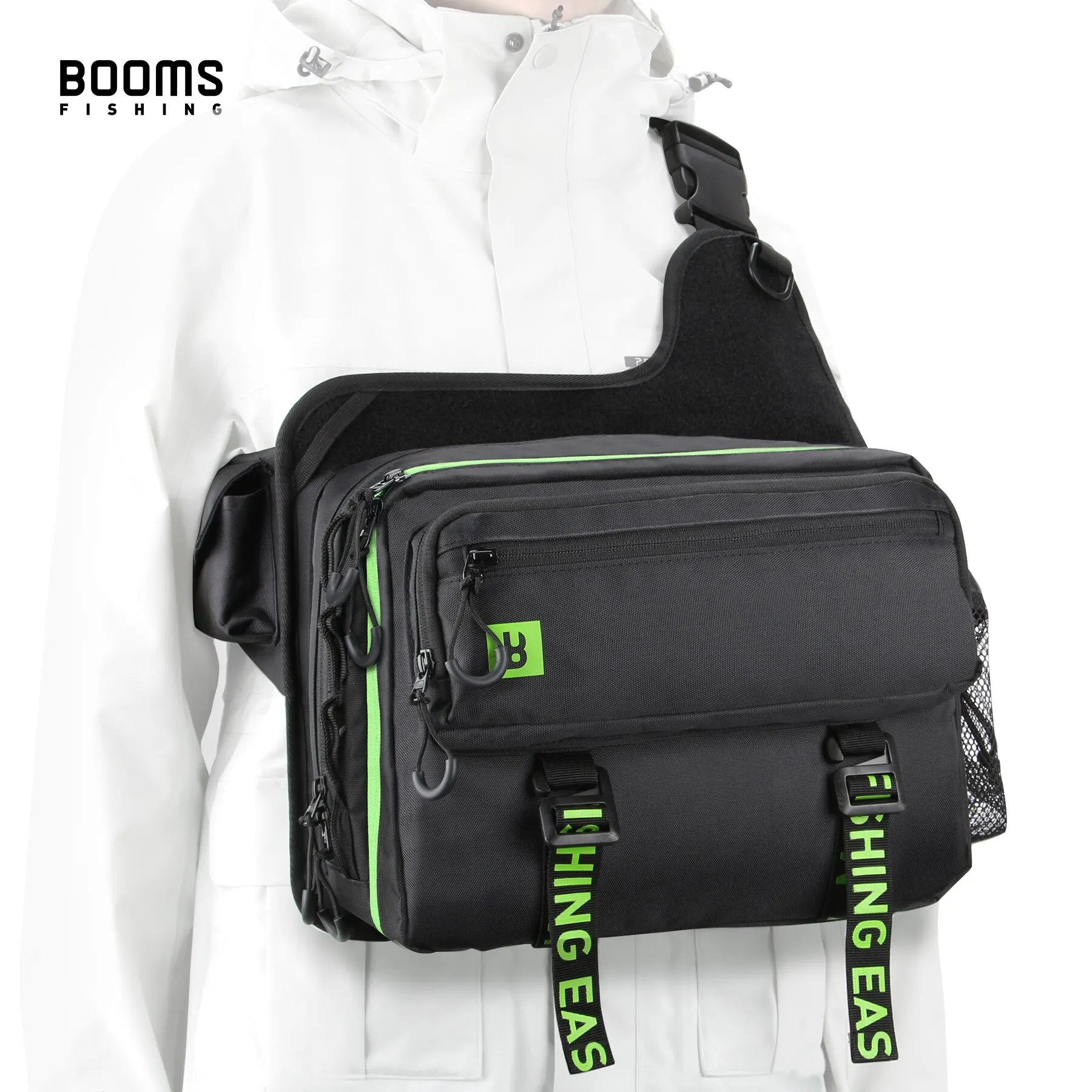 Booms Fishing IB1 Fishing Bag High-Capacity Tackle Storage Bags Large Sea Freshwater Backpack Carpfishing Professional Equipmen