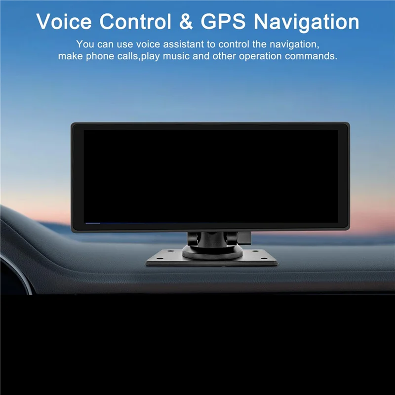 

ABMW-2X Portable Wireless Carplay Car Stereo With Dash Cam - 10.26In HD IPS Screen, Android Auto, 1080P Backup Camera