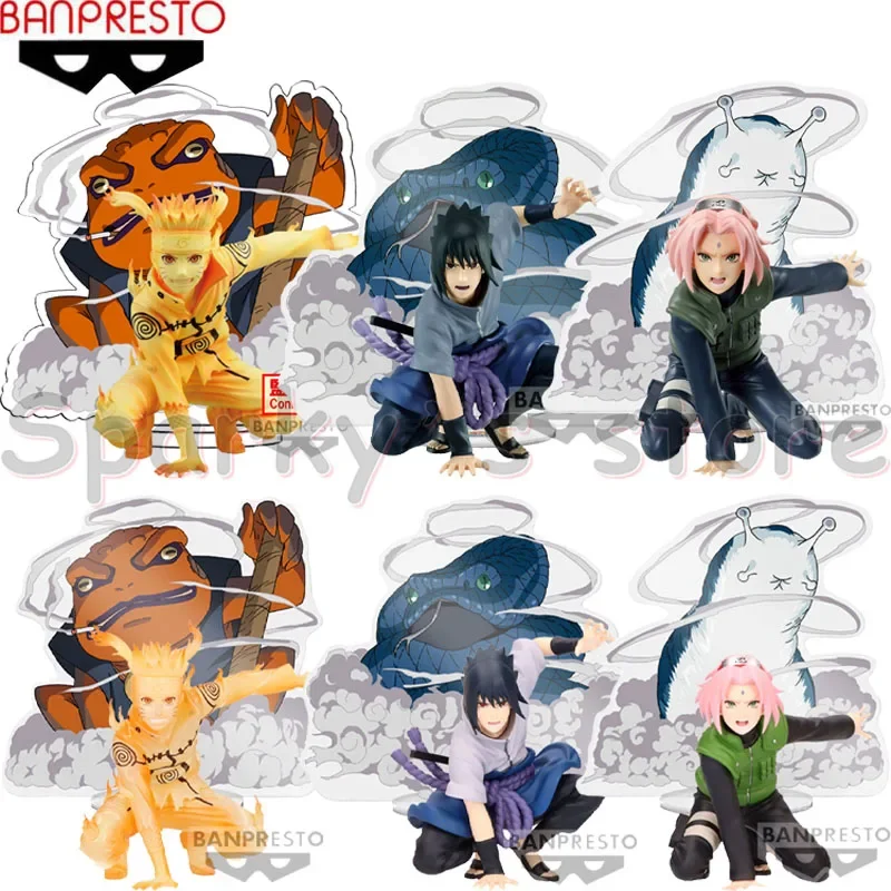 Bandai Original Panel Spektakel Naruto Anime Figur Uzumaki Naruto Uchiha Sasuke Action figur Spielzeug für Jungen Mädchen Kinder Geschenke