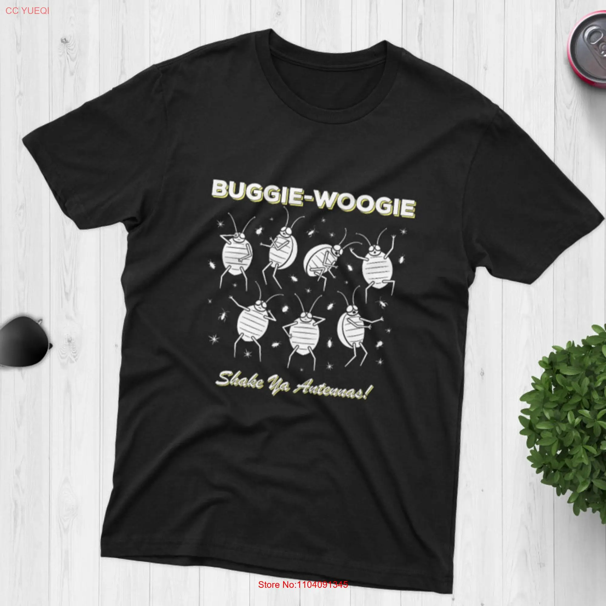 Bugs T Shirt Funny Eat The Boogie Woogie Climate Change Idea Vegan Top Insects  long or short sleeves