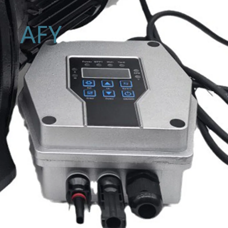 Portable Water Pump for Solar Power Systems 2 Inch DC Brushless High Flow 72V External Controller Self Priming Ground Pump