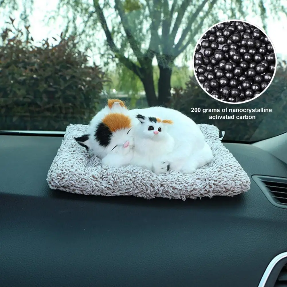 Car Animal Ornament  Practical Adorable No Shedding  Stuffed Animal Doll Toy Ornament Home Supplies