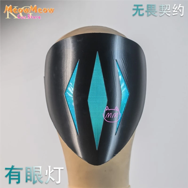 VALORANT Omen Paranoia Glowing Helmet Cosplay Wearable Mask DIY Prop Replica Halloween Gothic Wear Masquerade  Halloween Anime